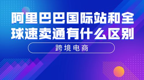 阿里巴巴國(guó)際站與全球速賣(mài)通 跨境電子商務(wù)的兩大路徑之別